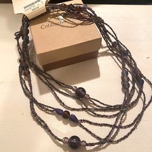 Beautiful Coldwater creek purple lanyard necklace